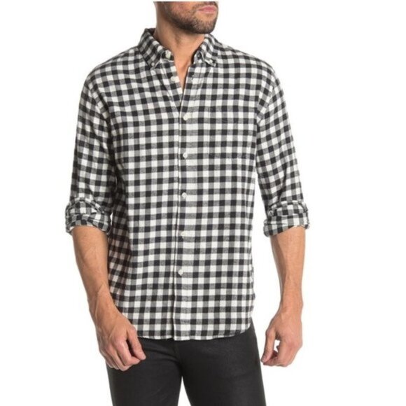 Joe Fresh Gingham Print Flannel Shirt - Picture 1 of 5